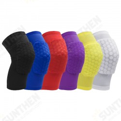 Outdoor Fitness Honeycomb Basketball Shockproof Breathable Knee Pad Outdoor Fitness Honeycomb Basketball Shockproof Breathable Knee Pad