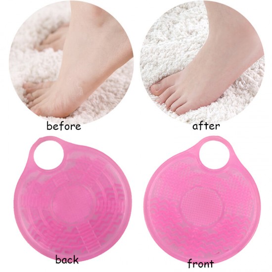 Silicone Feet Exfoliating Cleansers Brush Dirt Horny Remover Promote Blood Circulation