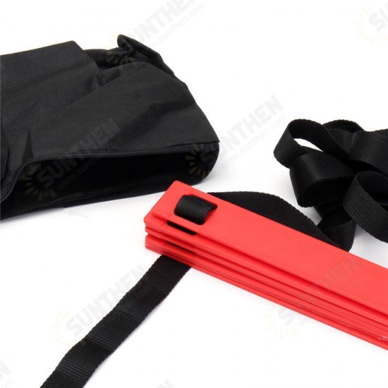 12 Rung Speed Agility Ladder Soccer Sport Ladder Training Carry Bag