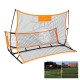 1.8/2.1M Soccer Rebounder Net Portable Folding Football Goal Shoot Training Equipment Outdoor Sport