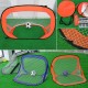 2 x Mini Pop Up Soccer Goals Football Foldable Net Kids Outdoor Sports Training