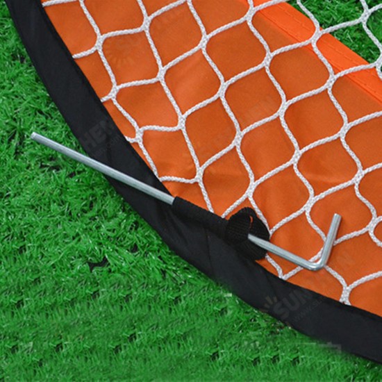 2 x Mini Pop Up Soccer Goals Football Foldable Net Kids Outdoor Sports Training