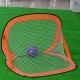 2 x Mini Pop Up Soccer Goals Football Foldable Net Kids Outdoor Sports Training