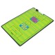 44x32cm Foldable Magnetic Coaching Training Board Tactical Soccer Football Teaching Kit