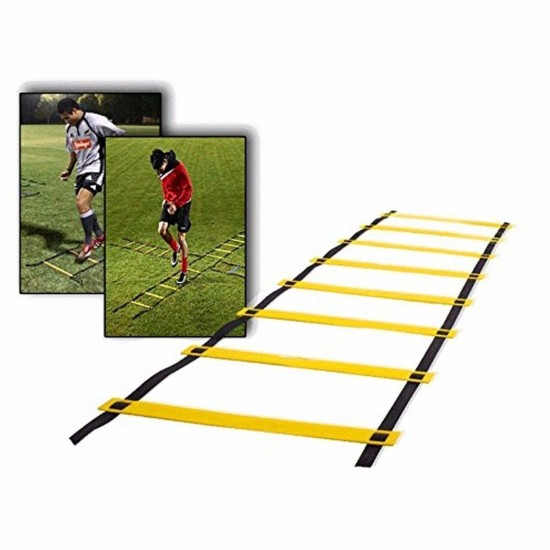 4m 8-Rung Training Ladder Soccer Basketball Speed Training Ladder Outdoor Indoor Sports Training Equipment
