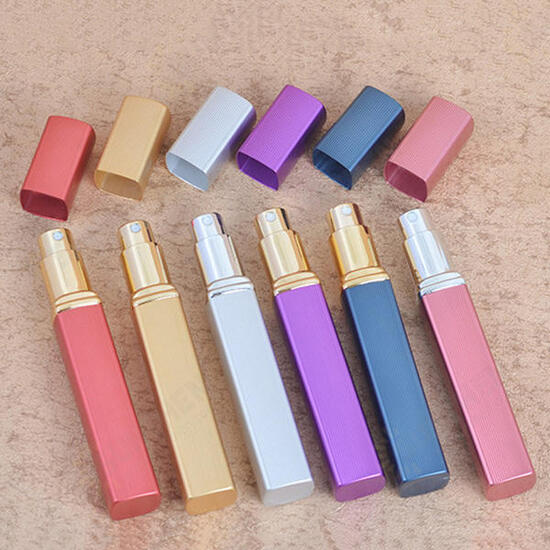 12ml Aluminum Portable Travel Perfume Atomizer Spray Refillable Bottles Cosmetic Container