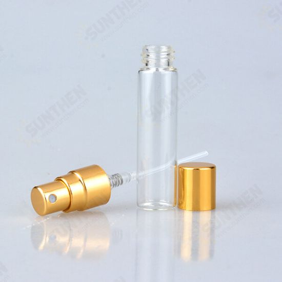 5ml Empty Glass Perfume Bottles Refillable Aluminum Atomizer Portable Container