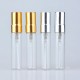 5ml Empty Glass Perfume Bottles Refillable Aluminum Atomizer Portable Container