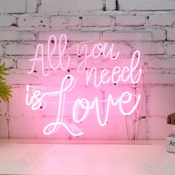 All You Need Is Love Neon Sign For Bedroom Wall Decor Artwork With Dimmer Decorations All You Need Is Love Neon Sign For Bedroom Wall Decor Artwork With Dimmer Decorations
