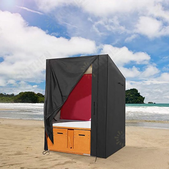 135x105x175/140cm Waterproof Beach Cork Protective Cover With Velvet Closure For Beach Chair