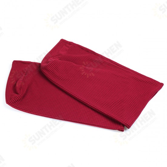 2Pcs Silky Universal Elastic Armrest Cover Cover Towel Non-slip Knitted Single And Double Thick Sofa Cover