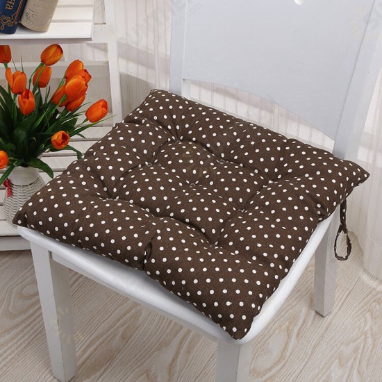 40 x 40cm Soft Thicken Cushion Buttocks Chair Cushion Linen Outdoor Square Cotton Seat Pad