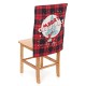 45x58CM Christmas Dinner Chair Back Cover Cartoon Deer Tree Elk Xmas Decor