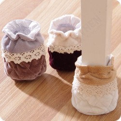 4PCS Table Feet Pad Anti Scratch Table Leg Cover Lace Feet Protector Antiskid Chair Floor Protector 4PCS Table Feet Pad Anti Scratch Table Leg Cover Lace Feet Protector Antiskid Chair Floor Protector