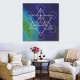 50x50cm Flower Of Life Crystal Grid Cloth Sacred Geometry Healing Tablecloth Beautiful Decorations