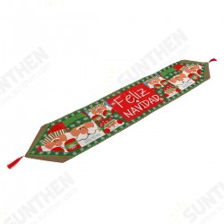 71x14inch Christmas Table Runner Deer Desk Tablecloth Cloth Xmas Party Table 71x14inch Christmas Table Runner Deer Desk Tablecloth Cloth Xmas Party Table