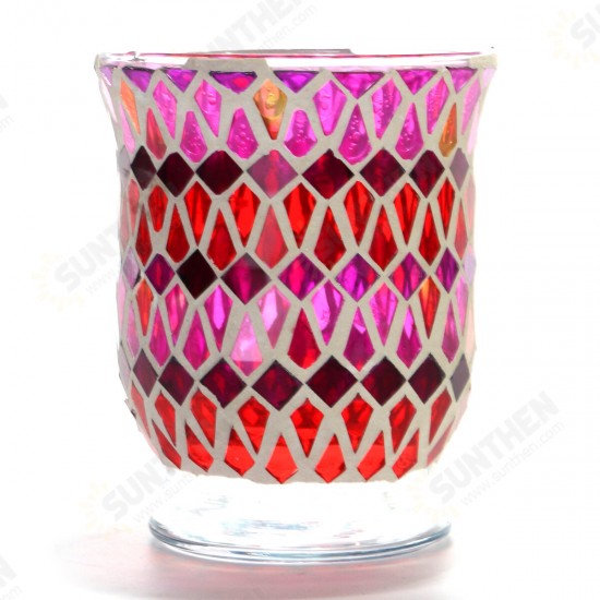 Colored Glass Wind Light Tealight Candle Tealight Candle Holder