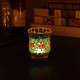 Colored Glass Wind Light Tealight Candle Tealight Candle Holder