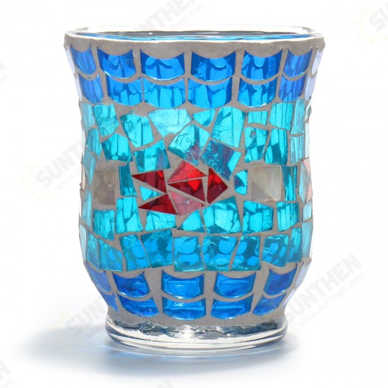 Colored Glass Wind Light Tealight Candle Tealight Candle Holder