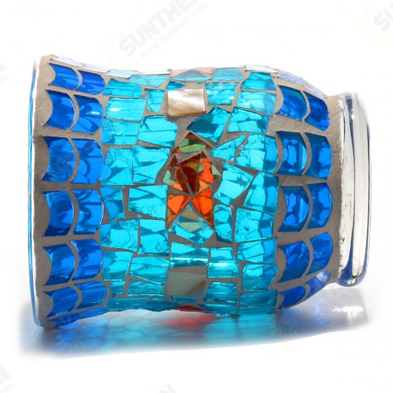 Colored Glass Wind Light Tealight Candle Tealight Candle Holder