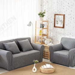 Cotton Striped Sofa Chair Covers Stretch Tight Wrap Slip-resistant Elastic Couch Protector Slipcover Cotton Striped Sofa Chair Covers Stretch Tight Wrap Slip-resistant Elastic Couch Protector Slipcover