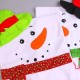 Funny Christmas Snowman Chair Cover Christmas Home Party Decorations Dinner Table Chair Black Cover