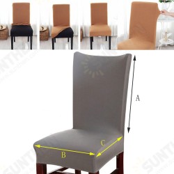 WX-660 Spandex Velvet Thick Solid Color Dining Chair Covers Slipcovers Hotel Anti-dirty Removable WX-660 Spandex Velvet Thick Solid Color Dining Chair Covers Slipcovers Hotel Anti-dirty Removable
