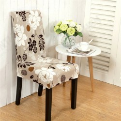 WX-915 Elegant Flower Landscape Elastic Stretch Chair Seat Cover Dining Room Home Wedding Decor WX-915 Elegant Flower Landscape Elastic Stretch Chair Seat Cover Dining Room Home Wedding Decor