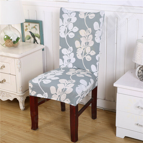 WX-915 Removable Fashion Dining Chair Cover Protector Seat Covering Hotel Ceremony Dining Room Decor