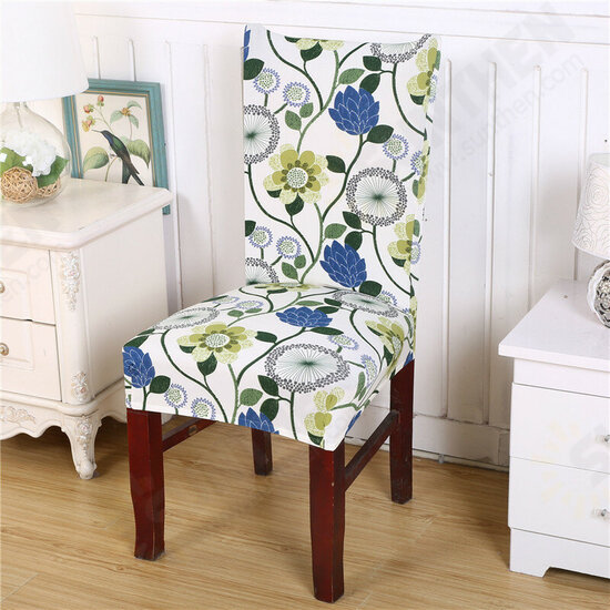 WX-915 Removable Fashion Dining Chair Cover Protector Seat Covering Hotel Ceremony Dining Room Decor