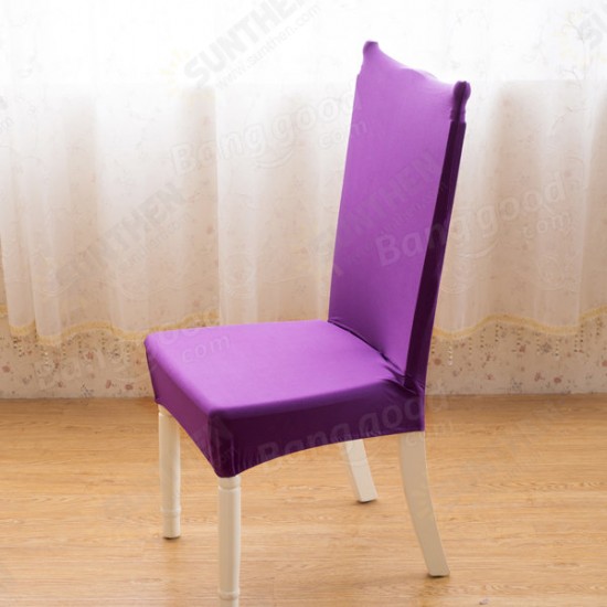 WX-916 Banquet Elastic Stretch Spandex Chair Seat Cover Party Dining Room Wedding Restaurant Decor