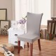 WX-917 Elegant Fabric Solid Color Stretch Chair Seat Cover Computer Dining Room Hotel Wedding Decor