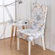 WX-918 ElegantFlower Elastic Stretch Chair Seat Cover Computer Dining Room Home Wedding Decor