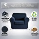 KC-PCP2 Jacquard Thickened Knit Sofa Covers Polyester Spandex Fabric Slipcovers Solid Color