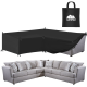Waterproof Patio Sofa Cover UV-resistant Snow Protection Tear-resistant Sofa Cover