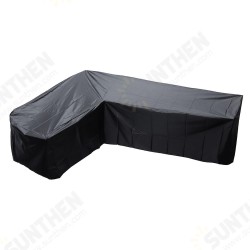 L Shape Polyester Furniture Waterproof Cover Outdoor Garden Sofa Skin Dust Rain UV Protector L Shape Polyester Furniture Waterproof Cover Outdoor Garden Sofa Skin Dust Rain UV Protector