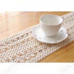 Lace Hollow Cotton Tableware Mat Table Runner Tablecloth Desk Cover Heat Insulation Bowl Pad Lace Hollow Cotton Tableware Mat Table Runner Tablecloth Desk Cover Heat Insulation Bowl Pad
