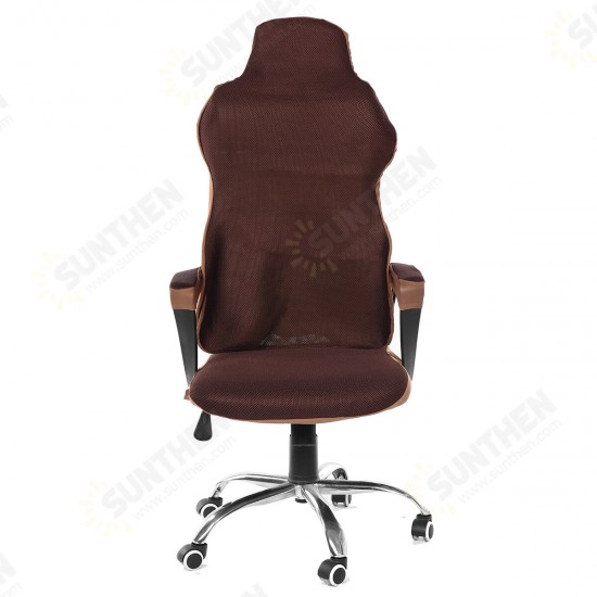 Mesh Gaming Chair Elastic Chair Cover Office Chair Dustproof Chair Cover Home Office Solid Color Chair Cover