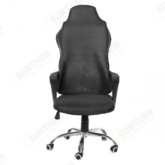 Mesh Gaming Chair Elastic Chair Cover Office Chair Dustproof Chair Cover Home Office Solid Color Chair Cover