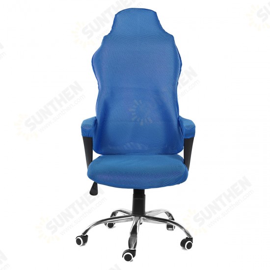 Mesh Gaming Chair Elastic Chair Cover Office Chair Dustproof Chair Cover Home Office Solid Color Chair Cover