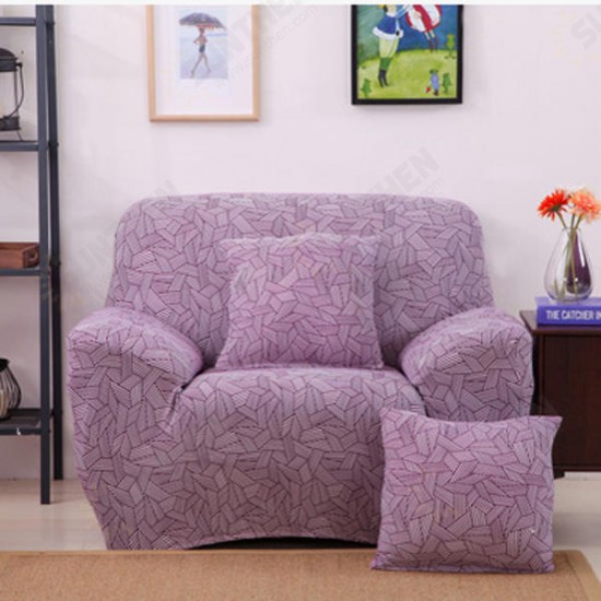 One Seater Textile Spandex Strench Flexible Printed Elastic Sofa Couch Cover Furniture Protector