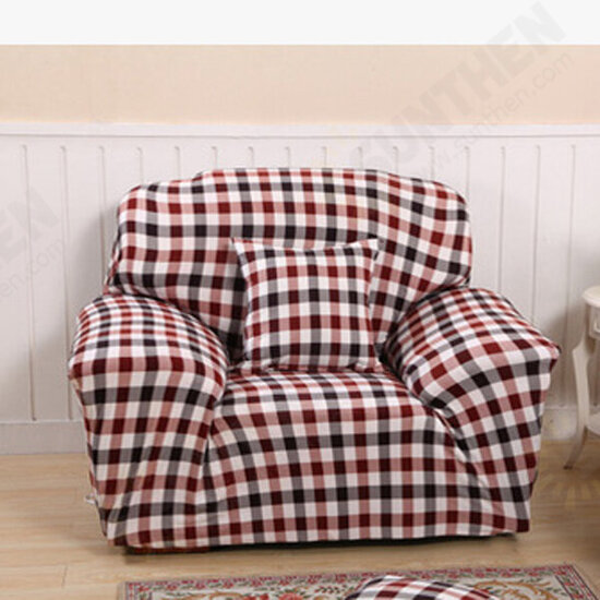 One Seater Textile Spandex Strench Flexible Printed Elastic Sofa Couch Cover Furniture Protector