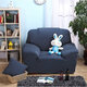 One Seater Textile Spandex Strench Flexible Printed Elastic Sofa Couch Cover Furniture Protector