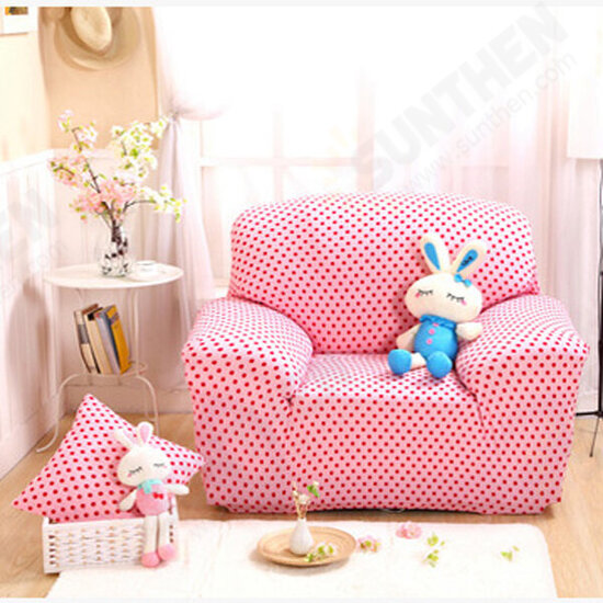 One Seater Textile Spandex Strench Flexible Printed Elastic Sofa Couch Cover Furniture Protector