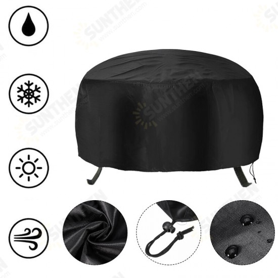 Outdoor Fire Pits Patio Heater Cover Protector Heavy Duty Garden Waterproof