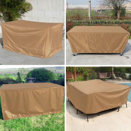 Outdoor Furniture Gover Cover 4-8 Seats Waterproof Outdoor Sofa Cover Outdoor Lawn Patio Furniture Covers