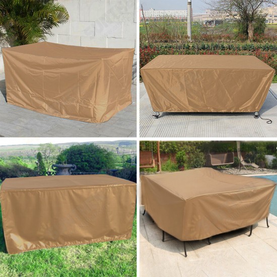 Outdoor Furniture Gover Cover 4-8 Seats Waterproof Outdoor Sofa Cover Outdoor Lawn Patio Furniture Covers