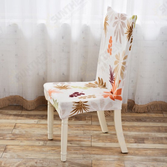 Plush Thicken Antifouling Elastic Stretch Spandex Chair Seat Cover Party Dining Room Wedding Decor