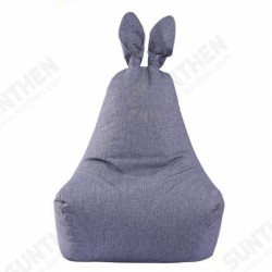 Rabbit Shape Bean Bag Chair Seat Sofa Cover For Adults Kids Without Filling Home Room Rabbit Shape Bean Bag Chair Seat Sofa Cover For Adults Kids Without Filling Home Room