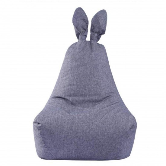 Rabbit Shape Bean Bag Chair Seat Sofa Cover For Adults Kids Without Filling Home Room